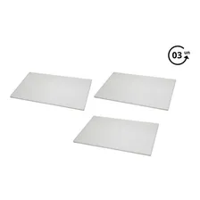 Kit C/ 3 Placas Tabuas De Corte De Polietileno 05mm 50 X 30 Foto mini 1