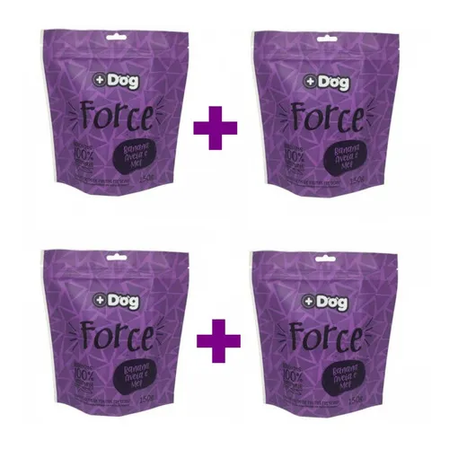 Kit C/ 4 Biscoitos Mais Dog Force 150g Foto 1