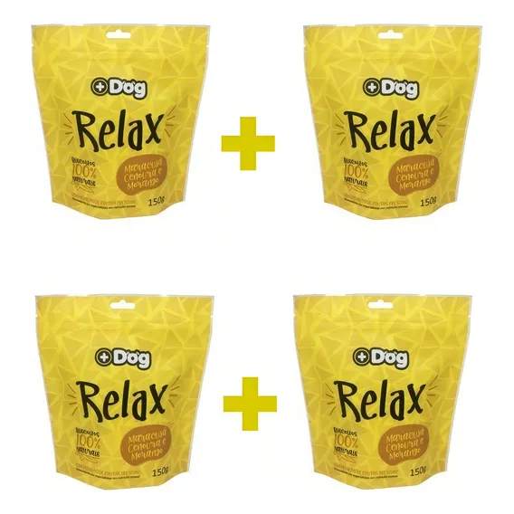 Kit C/ 4 Biscoitos Mais Dog Relax 150g Foto 1