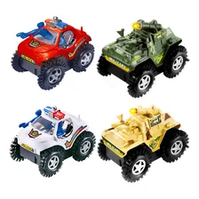 Kit C/4 - Carrinho Maluco Jeep Carro Cambalhota Bate E Volta Foto mini 1