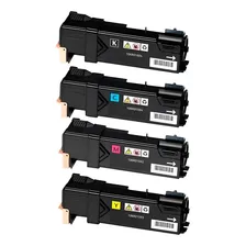 Kit C/ 4 Cores Toner Compativel Phaser 6500 Bk C Y M Tinta Preto/ciano/magenta/amarelo Foto  mini 1