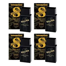 Kit C/ 4 Perfume Billion Casino Royal Paris Elysees Atacado Foto mini 1