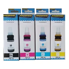 Kit C/ 4 Tintas Ink Jet Compatível Epson 100ml - Masterprint Foto  mini 1