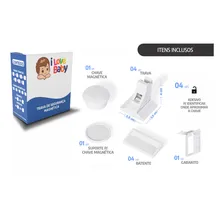 Kit C 4 Travas Magnética Gaveta Armário Segurança Crianças I Love Baby Foto mini 4