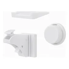 Kit C 4 Travas Magnética Gaveta Armário Segurança Crianças I Love Baby Foto mini 1