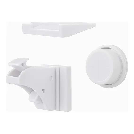 Kit C 4 Travas Magnética Gaveta Armário Segurança Crianças I Love Baby Foto 1