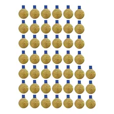 Kit C/45 Medalhas De Ouro Honra Ao Mérito C/fita Azul M43 Foto  mini 1