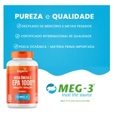 Kit C/ 4x Mega Ômega 3 Meg-3® - Epa 1000mg + Dha 400mg - 480 Cápsulas | Bigens Foto mini 4