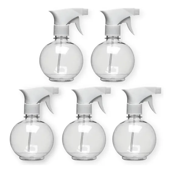 Kit C/5 Borrifadores Bolinha Spray Pulverizador De Mão 280ml Foto 1