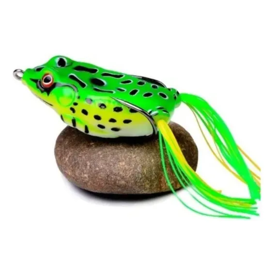 Kit C/ 5 Frog Isca Artificial P/ Traíra - Sapinho Sapo Flog Cor 5 iscas + estojo Foto 1