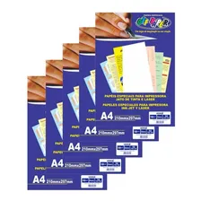 Kit C/ 5 Pct Papel Vergê A4 Branco 180g Off Paper 250 Folhas Foto mini 1