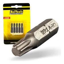Kit C/ 5 Ponta Bit Torx 32mmx5/16xt40 Beltools Foto  mini 1
