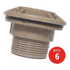 Kit C/ 6 Flange Roscada 32x1 Multilit Foto mini 1