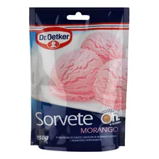 Kit C/ 6 Po Para Sorvete Morango Dr. Oetker Sache 150g Foto  mini 1