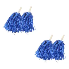 Kit C/10 Pares De Pompom Cores Sortidas Mamãe Sacode Festas Time Festa Foto mini 3