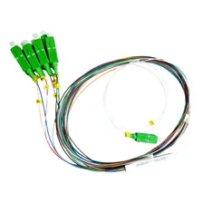 Kit C/10 Splitter Óptico 1x8 Conectorizado Sc Apc Balanceado Foto mini 2
