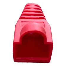 Kit C/100 Capas Protetoras P/rj45 Cat5, Cat6 Vermelho Foto mini  2