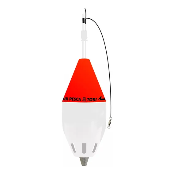 Kit C/2 Boias Tori Yuji Pesca Cevadeira 60g - Jrpesca Cor Vermelho/branco Foto 1