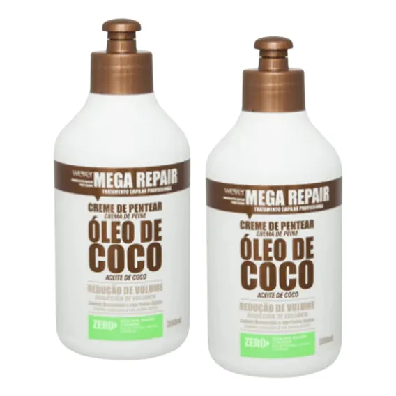 Kit C2 Creme Pentear Óleo De Coco 300ml Wever Cosméticos Foto 1