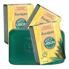 Kit C/25 Sabonete Eucalipto Ubon 110g Foto mini 1