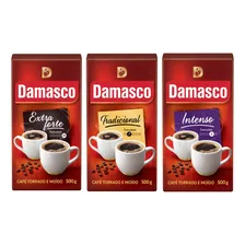 Kit C/3 Café Damasco Vácuo Em Embalagem Com 500g Foto mini 3
