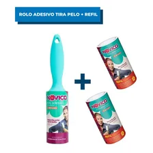 Kit C/3 Refis Rolinho Adesivo Rolo Tira Pelos Pet Fiapos Foto  mini 1