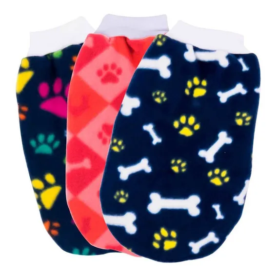 Kit C/3 Roupas Pet De Frio Para Cachorro Jn Dog NÂș10 Atacado Cor Macho Foto 1