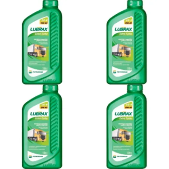 Kit C/4 Lubrax 15w40 Ch-4/sl Mineral Extra Turbo 1l Foto 1