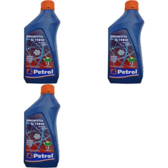 Kit C/4 Petrol 15w40 Sl Semi Sintético 1l Foto 1