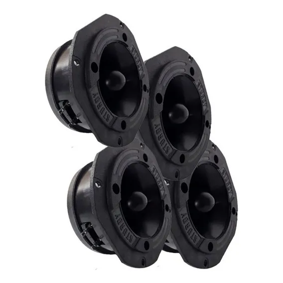 Kit C/4 Super Tweeter Profissional C/ 480w Rms + Cor Preto Foto 1