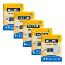 Kit C/5 Pt Fralda Bigfral Plus J P M G Xg Adulto Geriátrica Tamanho Médio Foto mini 1