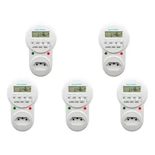 Kit C/5 - Timer Digital Qualitronix Bivolt Qtd01 Foto mini 1