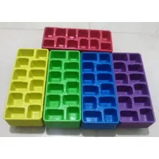 Kit C/50 Forma De Gelo Cubo P/ Suco Lanchonetes Restaurante Cor Colorido Foto mini 3