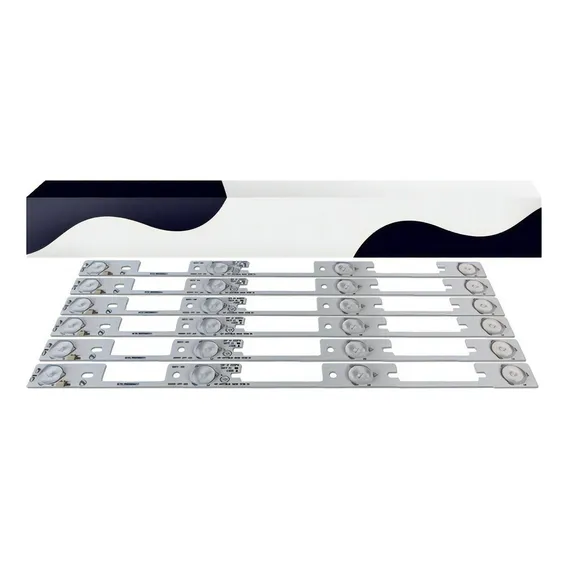 Kit C/6 Barra Led AlumÃnio 40l2400 40l5400 Dl3944 Dl4045 Foto 1