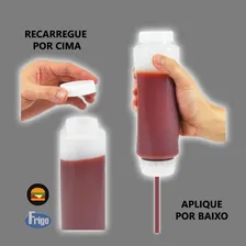 Kit C/6 Bisnagas Fifo Invertida 600ml Molho Especial Catchup Foto mini 2