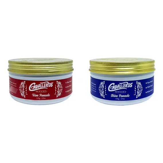 Kit Caballeros 2 Pomadas Modeladora Red + Modeladora Blue Foto 1