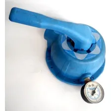 Kit Cabeça Da Válvula Seletora Azul Para Filtro Sodramar Foto mini 2