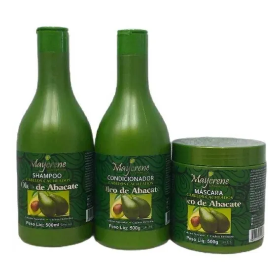 Kit Cabelos Cacheados Abacate 500ml Naturiun Foto 1