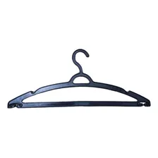 Kit Cabides 100 Cabides Adulto Plastico Preto Foto mini 1