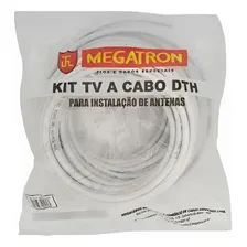 Kit Cabo Coaxial Megatron Rg6 67% 15 Metros Foto mini 1