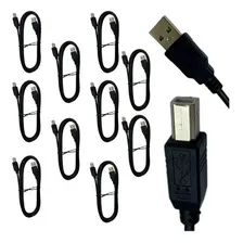 Kit Cabo De Impressora Com Conector Usb Le-902 3mt C/10un Cor Preto Foto  mini 1