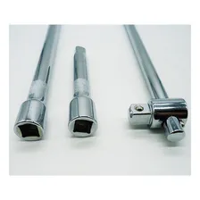 Kit Cabo Força T E Extensão Para Chave Catraca Soquete Foto mini 3