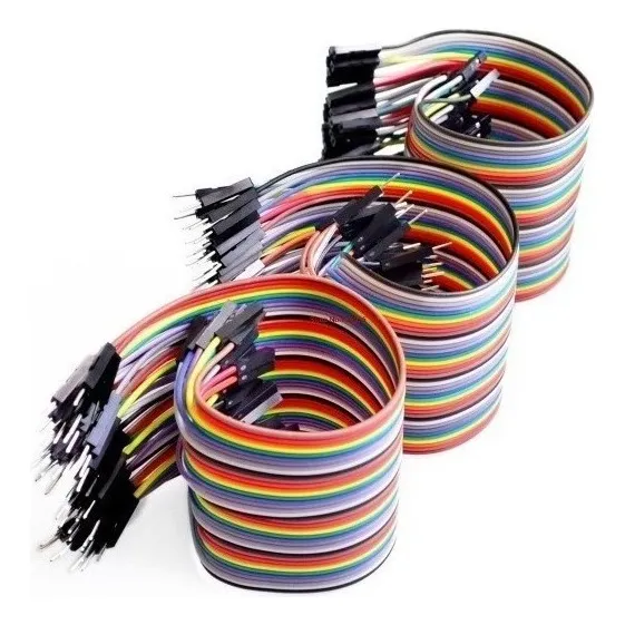 Kit Cabo Jumper Mxm + Mxf + Fxf 120 Unidades 20cm Arduino Foto 1