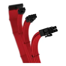 Kit Cabo Sleeved | Rise Mode | Vermelho 110v/220v Foto mini 2