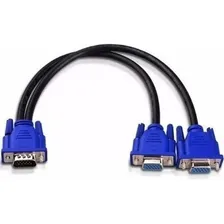 Kit Cabo Vga 10 Metros 10m + Cabo Y Vga 1 Macho X 2 Femea Foto mini 3
