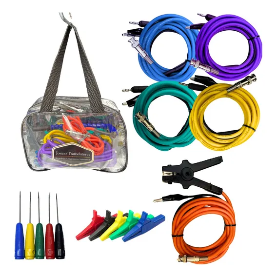 Kit Cabos E Acessórios Para Osciloscópio Hantek Foto 1