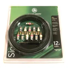 Kit Cabos Rca Duplos 12 Plugues 3.66m D'addario Pw-rcadk-12 Foto  mini 1