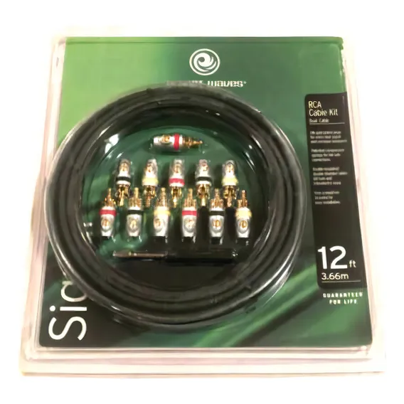 Kit Cabos Rca Duplos 12 Plugues 3.66m D'addario Pw-rcadk-12 Foto 1