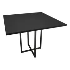 Kit Cadeiras Clarice Preto E 01 Mesa Jade 90 Cm Preto Foto mini 3