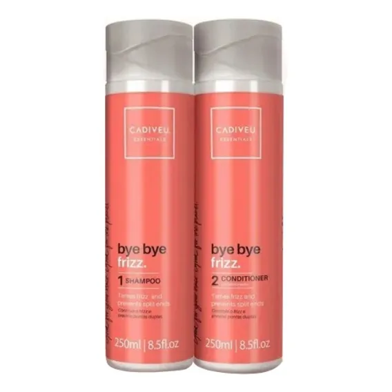 Kit Cadiveu Bye Bye Frizz Shampoo E Condicionador 250ml Foto 1